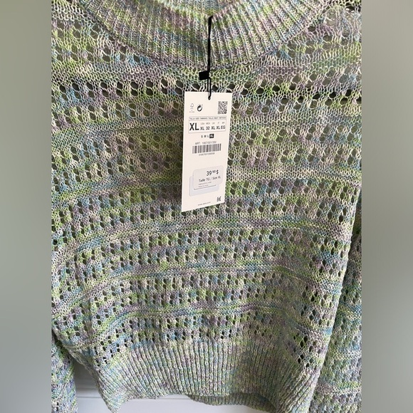 NWT Zara open knit light weight sweater - Picture 2 of 3
